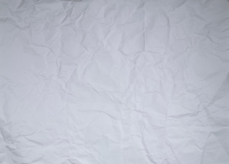 Wrinkled and Crumpled Paper Textured Backgroundの写真素材
