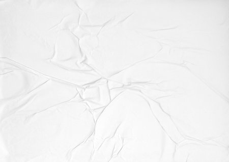 Glue, Wrinkled and Crumpled Paper Textureの写真素材
