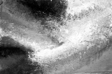 Black and white, greyscale, monochrome, Hand painted Watercolor Backgroundsの写真素材