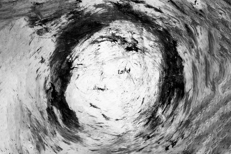 Black and white, greyscale, monochrome, Hand painted Watercolor Backgroundsの写真素材