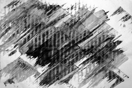 Black and white, greyscale, monochrome, Hand painted Watercolor Backgroundsの写真素材