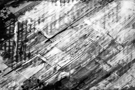 Black and white, greyscale, monochrome, Hand painted Watercolor Backgroundsの写真素材