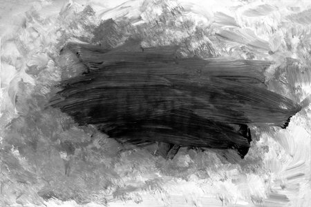 Black and white, greyscale, monochrome, Hand painted Watercolor Backgroundsの写真素材