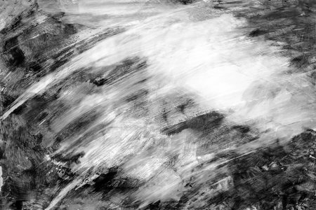 Black and white, greyscale, monochrome, Hand painted Watercolor Backgroundsの写真素材