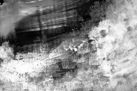 Black and white, greyscale, monochrome, Hand painted Watercolor Backgroundsの写真素材