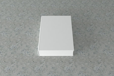 Book Cover Mockup 3d Rendering Illustrationの写真素材