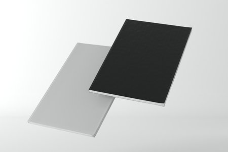Book Cover Mockup 3d Rendering Illustrationの写真素材