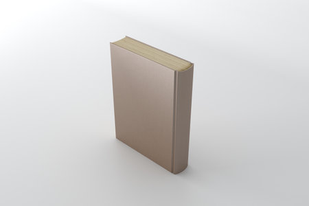 Book Cover Mockup 3d Rendering Illustrationの写真素材