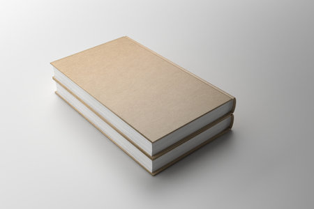 Book Cover Mockup 3d Rendering Illustrationの写真素材