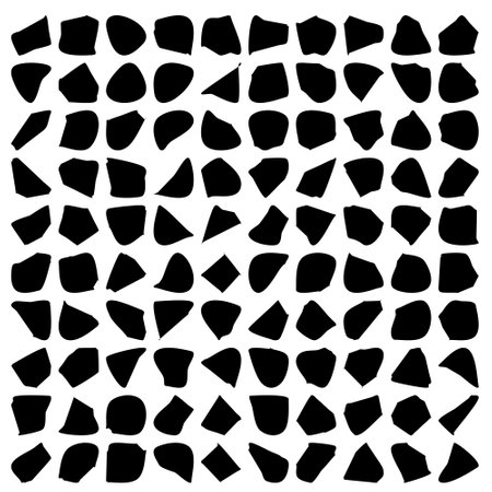 Abstract contemporary aesthetic liquid shapes, organic shapes, random blobs, Fluid Liquid Shape V1 100 SET 1のイラスト素材