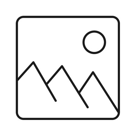 Gallery Line Icon pictogram symbol visual illustration