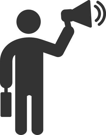 Business Marketing Glyph Icon pictogram symbol visual illustrationのイラスト素材