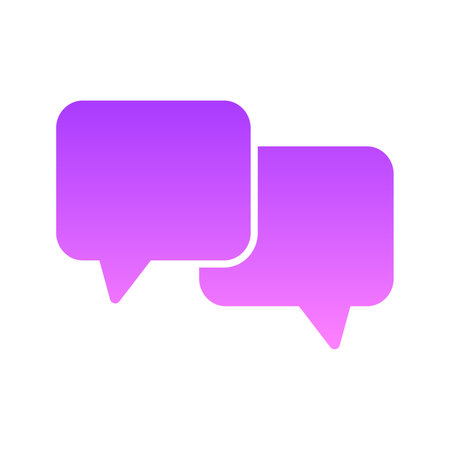 chat 21 Glyph Gradient Icon pictogram symbol visual illustration