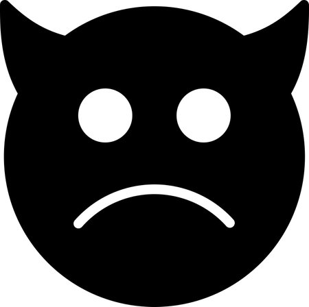 crying Glyph Icon pictogram symbol visual illustrationのイラスト素材