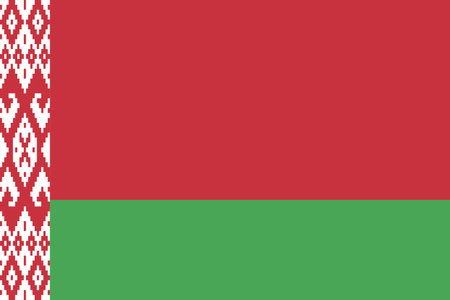 Belarus flag Flat Icon pictogram symbol visual illustrationのイラスト素材