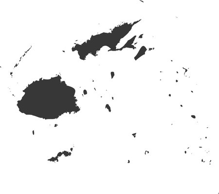 Fiji Map Flat Icon pictogram symbol visual illustrationのイラスト素材