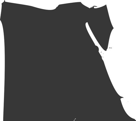 Egypt Map Flat Icon pictogram symbol visual illustrationのイラスト素材