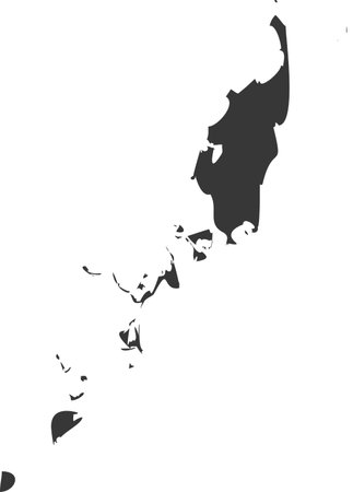 Palau Map Flat Icon pictogram symbol visual illustrationのイラスト素材