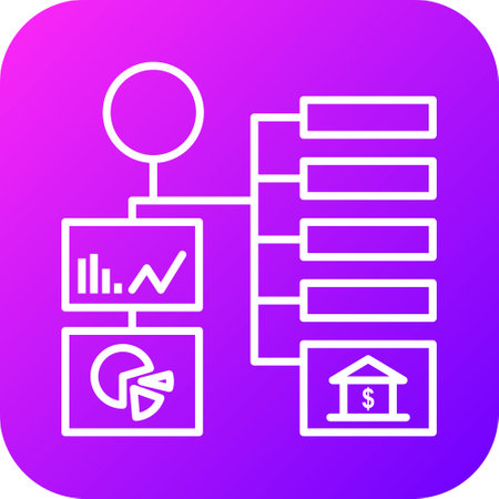 Planning Line RC BG Icon pictogram symbol visual illustrationのイラスト素材