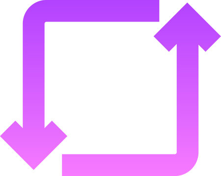 Direction Arrow UI Sign Designのイラスト素材