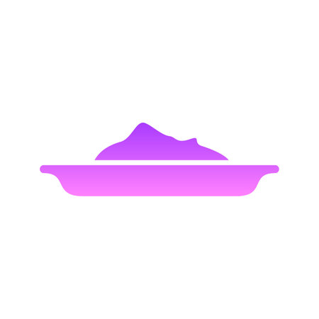 Cement Tray Glyph Gradient Icon pictogram symbol visual illustrationのイラスト素材