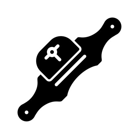 Spokeshave Glyph Icon pictogram symbol visual illustrationのイラスト素材