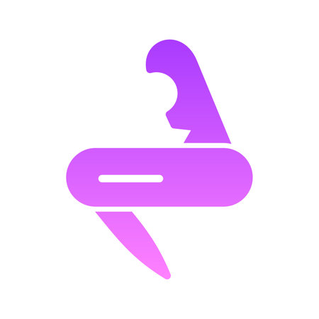 Penknife Glyph Gradient Icon pictogram symbol visual illustration