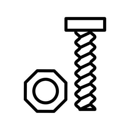 Nut Line Icon pictogram symbol visual illustrationのイラスト素材
