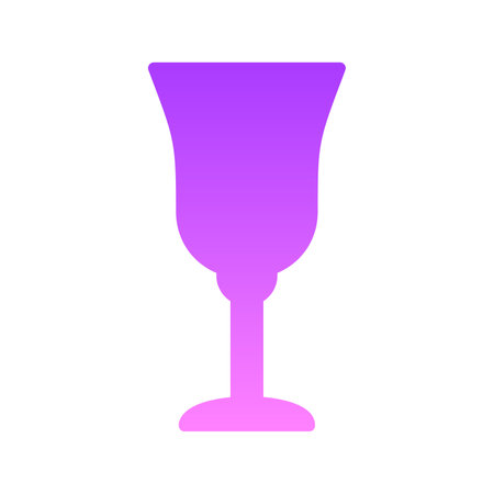 Goblet Glyph Gradient Icon pictogram symbol visual illustrationのイラスト素材