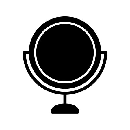 Mirror Glyph Icon pictogram symbol visual illustrationのイラスト素材