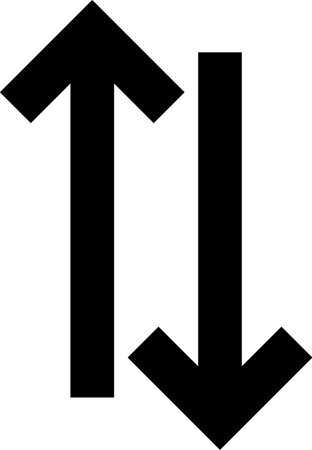 Arrow 23 Glyph Icon pictogram symbol visual illustrationのイラスト素材