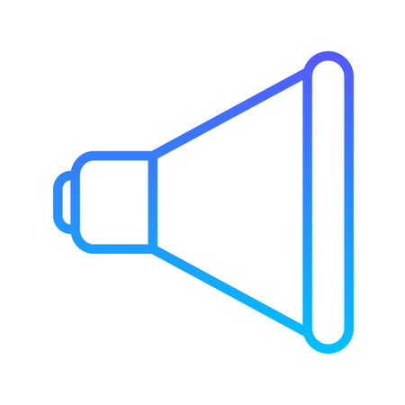 Speaker Glyph Icon pictogram symbol visual illustrationのイラスト素材