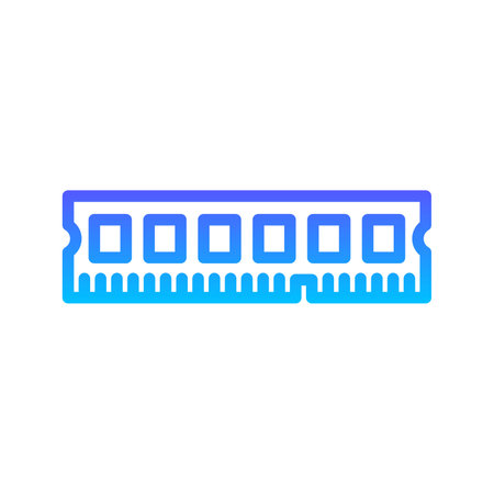 Ram Glyph Icon pictogram symbol visual illustrationのイラスト素材