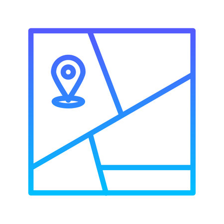 Tracking Line Gradient Icon pictogram symbol visual illustration