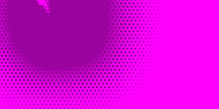 Geometric abstract Hexagon Two Color Background, Geometric abstract wallpaper in two color Hexagons of two shades are scattered diagonally from the lower left corner to the upper right cornerのイラスト素材