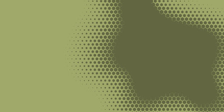 Geometric abstract Hexagon Two Color Background, Geometric abstract wallpaper in two color Hexagons of two shades are scattered diagonally from the lower left corner to the upper right cornerのイラスト素材