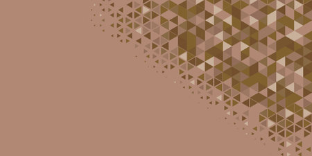 Abstract Triangle colorful background or wallpaper with polygons variety of triangular shapes and colors, triangles or concave geometrical shapes with Copy space soft colorのイラスト素材