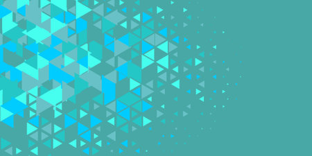 Abstract Triangle colorful background or wallpaper with polygons variety of triangular shapes and...