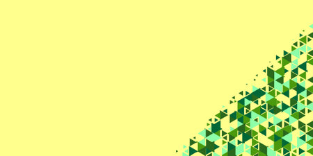 Abstract Triangle colorful background or wallpaper with polygons variety of triangular shapes and colors, triangles or concave geometrical shapes with Copy space soft colorのイラスト素材