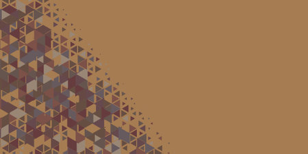 Abstract Triangle colorful background or wallpaper with polygons variety of triangular shapes and...