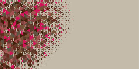 Abstract Triangle colorful background or wallpaper with polygons variety of triangular shapes and...