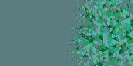 Abstract Triangle colorful background or wallpaper with polygons variety of triangular shapes and...