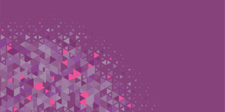 Abstract Triangle colorful background or wallpaper with polygons variety of triangular shapes and...