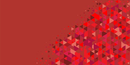 Abstract Triangle colorful background or wallpaper with polygons variety of triangular shapes and colors, triangles or concave geometrical shapes with Copy space soft colorのイラスト素材