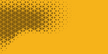 Template design abstract modern colorful triangles on black background with copy space for text Triangle shape Abstract Banner background soft color shades, Abstract background with colorful trianglesのイラスト素材