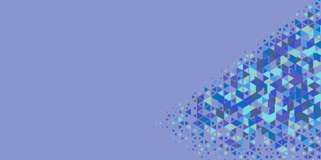 Abstract Triangle colorful background or wallpaper with polygons variety of triangular shapes and...