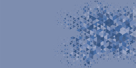 Abstract Triangle colorful background or wallpaper with polygons variety of triangular shapes and...