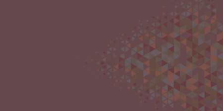 Abstract Triangle colorful background or wallpaper with polygons variety of triangular shapes and...