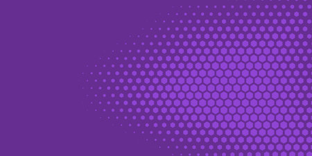 Geometric abstract Hexagon Two Color Background, Geometric abstract wallpaper in two color Hexagons of two shades are scattered diagonally from the lower left corner to the upper right cornerのイラスト素材