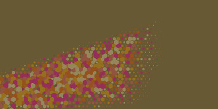 Geometric Multi size Hexagon multi Color Background, Geometric abstract wallpaper in two color...